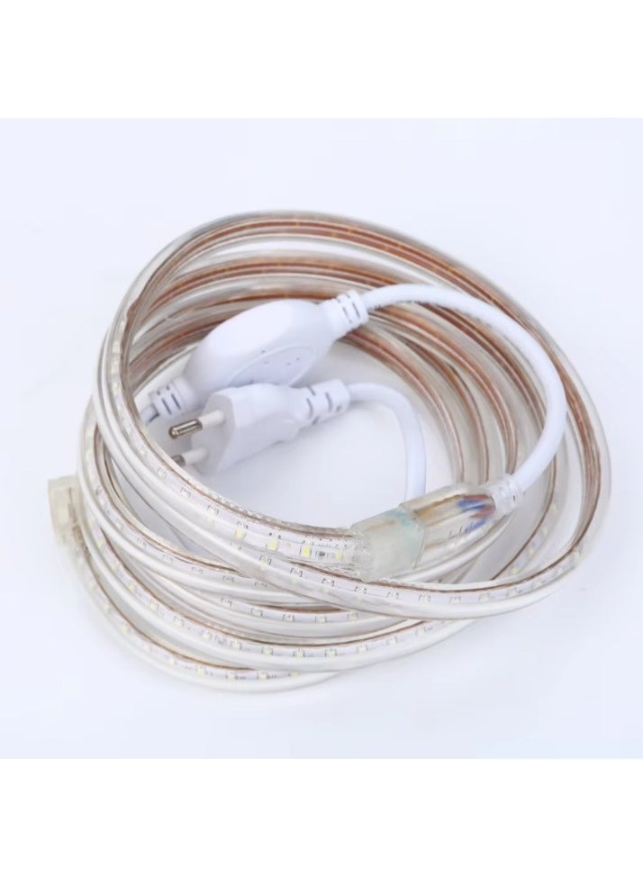 50M LED Strip Light Roll Warm White | 220V Direct Plug Waterproof Rope Light | Flexible Indoor & Outdoor Decorative Lighting, 3000K - Image 5